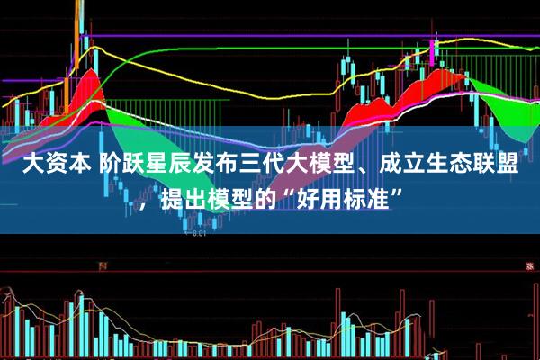 大资本 阶跃星辰发布三代大模型、成立生态联盟，提出模型的“好用标准”