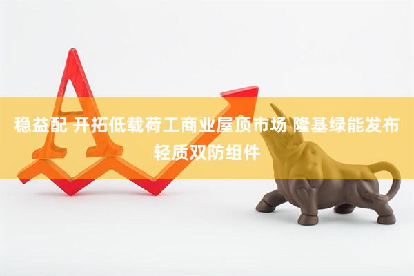 稳益配 开拓低载荷工商业屋顶市场 隆基绿能发布轻质双防组件